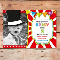 A6 2nd Birthday Invitation