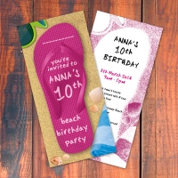 DL Beach Party Invitation