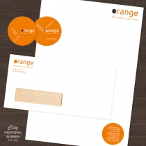 Corporate Branding - Letterhead and Business Cards (with diecuts) and DL Envelopes