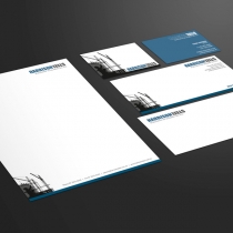 Business Cards, Envelope, With Comps and Letterhead