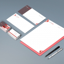 Business Cards, Envelope, With Comps and Letterhead