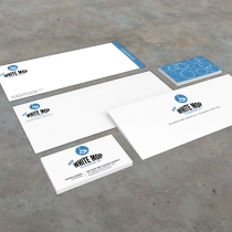 Business Cards, Envelope, With Comps and Letterhead