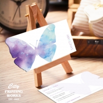 Custom Diecut Business Cards - Butterfly Diecut