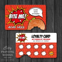 Die Cut Business Card - Bite - Die cut 085