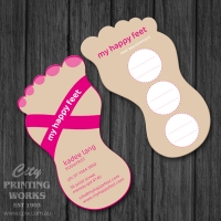 Die Cut Business Card - Feet - Die cut 060