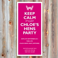 DL Hen\'s Party Invitation