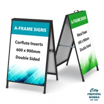 A-Frame Signs - with corflute insert or metal sheet
