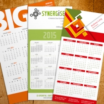 DL & A5 Calendars with magnets