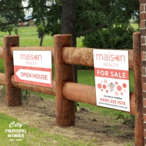 Corflute Signs - landscape or portrait