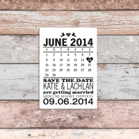 A6 Save the Date Announcement