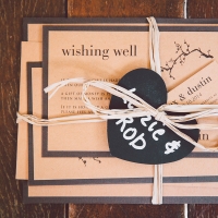 Layered Wedding Stationery - Invitation, Wishing Well, RSVP