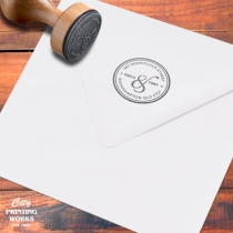 Personalise your wedding stationery with custom rubber stamps