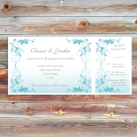 DL Wedding Invitation with RSVP