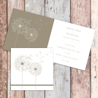145mm Square Folded Wedding Invitation