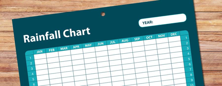 rain chart template